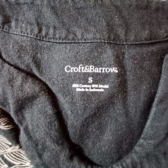 Croft and Barrow crop sleeve blouse Size S - Picture 4 of 6